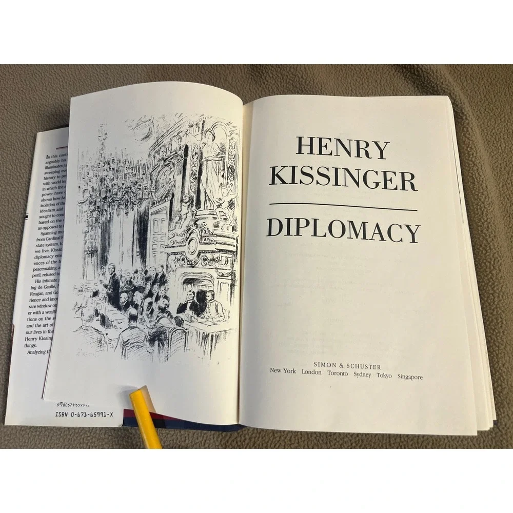 Diplomacy by‎ Henry Kissinger 1994 Hardcover First Edition Simon & Schuster